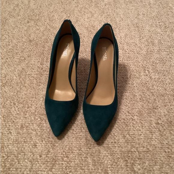 Michael Kors Dark Teal Heels - Picture 7 of 7